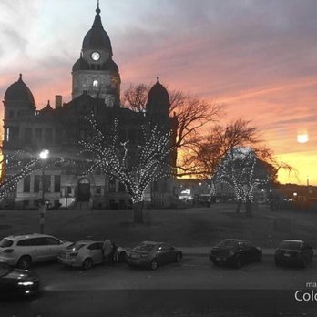 Bagheri's Restaurants - Gorgeous downtown Denton, Texas, at dusk. Photo courtesy of Scott Campbell, of Dentoning Realty, LLC. All Rights Reserved. - Italian Near Me - Denton, Texas