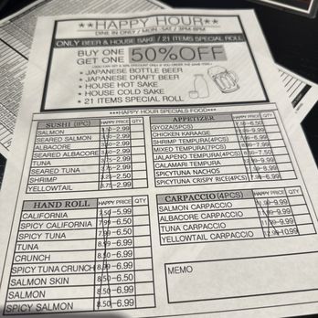 Koya Sushi - Alot if specials - Sushi Bars Near Me - Aliso Viejo, California