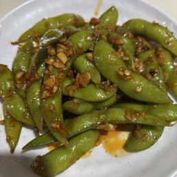 Garlic Edamame