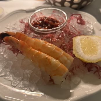 Delmonico's - Chilled Jumbo Prawns - Steakhouses Near Me - New York, New York Delmonico's - Chilled Jumbo Prawns - Steakhouses Near Me - New York, New York