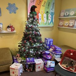 The Good Life Preschool - Our families are so generous, all of these diapers and wipes were collected and donated to A Family Place!