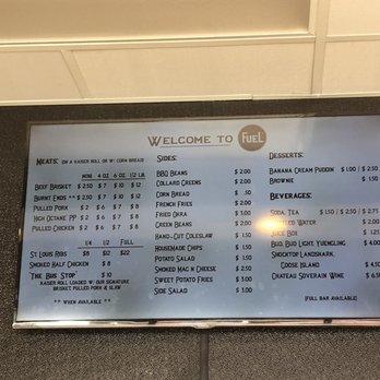 Fuel BBQ - Menu - Barbeque Near Me - Sanford, Florida Fuel BBQ - Menu - Barbeque Near Me - Sanford, Florida