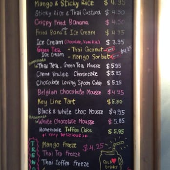 Sisters Thai - Dessert Menu - Thai Near Me - Fairfax, Virginia Sisters Thai - Dessert Menu - Thai Near Me - Fairfax, Virginia