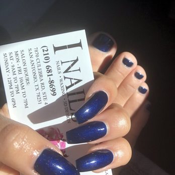 I Nails - Full set & Shellac pedicure !! :) only $85 - Nail Salons Near Me - San Antonio, Texas