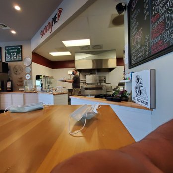 Society Pie - View of the pizza oven and Josh - Pizza Near Me - Beaverton, Oregon Society Pie - View of the pizza oven and Josh - Pizza Near Me - Beaverton, Oregon