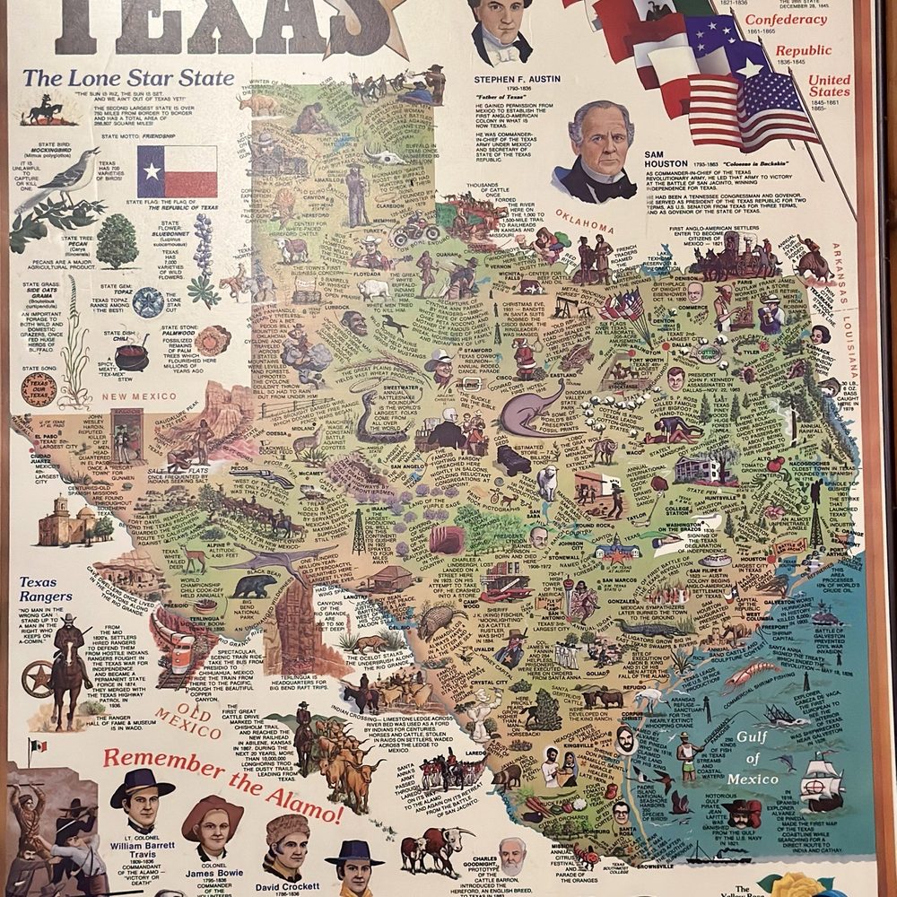 Texas Hamburger Company - Wall art History lesson - Burgers Near Me - San Antonio, Texas Texas Hamburger Company - Wall art History lesson - Burgers Near Me - San Antonio, Texas