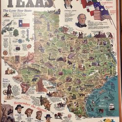 Texas Hamburger Company - Wall art History lesson
