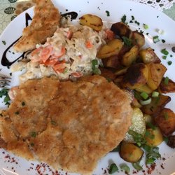 Ulmenklause - Ein leckeres Schnitzel hat uns den Abend gerettet.