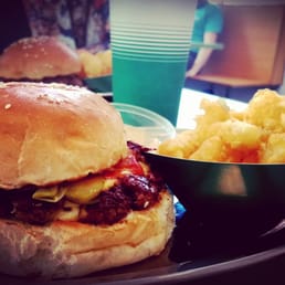 Cheeseburger, Tater Tots and Shake. Winning combination! Cheeseburger, Tater Tots and Shake. Winning combination!