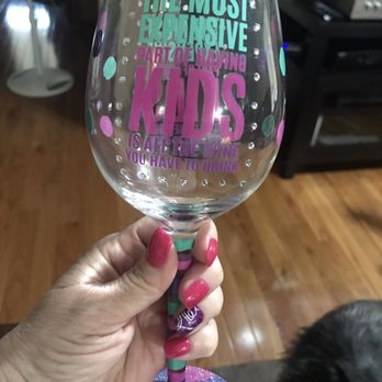 Michael's Nails 2 - My nails go so nice with my new Mother's Day wine glass - Nail Salons Near Me - Howard Beach, New York Michael's Nails 2 - My nails go so nice with my new Mother's Day wine glass - Nail Salons Near Me - Howard Beach, New York