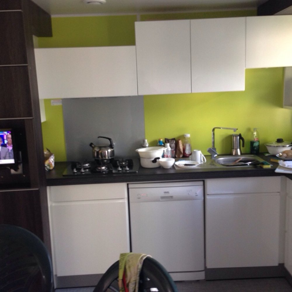 Camping la Vallée - Part of the kitchen in the mobile - Campgrounds Near Me - Houlgate, 14