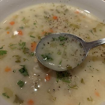 Little Billy's Steak House - Avgolemono soup (comes with Greek entree) - Steakhouses Near Me - Burnaby, British Columbia