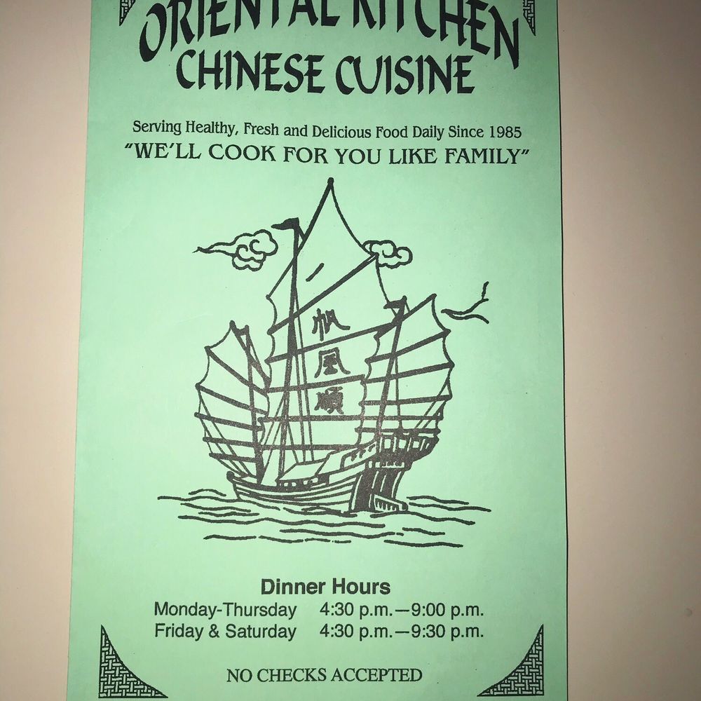 Oriental Kitchen - Menu - Chinese Near Me - Conway, Arkansas