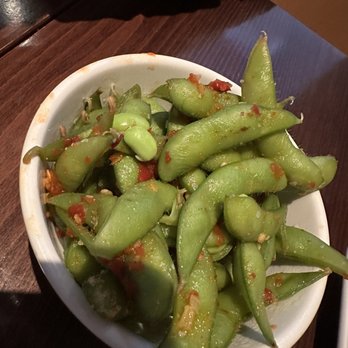 Piranha Killer Sushi - Spicy garlic Steamed Edamame - Sushi Bars Near Me - Arlington, Texas Piranha Killer Sushi - Spicy garlic Steamed Edamame - Sushi Bars Near Me - Arlington, Texas