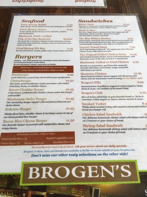 Menu photo 7 Brogen's South Saint Simons Island, GA