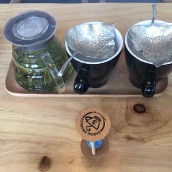 ZCREW Cafe - First time see the green tea like this. - Cafes Near Me - Calgary, Alberta