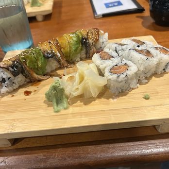 Yosaku - Godzilla roll and salmon roll - Japanese Near Me - Portland, Maine Yosaku - Godzilla roll and salmon roll - Japanese Near Me - Portland, Maine