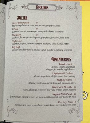 Menu photo 6 Herb & Bitter Public House Seattle, WA Menu photo 6 Herb & Bitter Public House Seattle, WA
