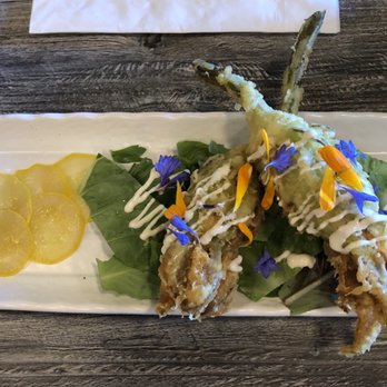 STEM Japanese Eatery - Stuffed zucchini tempura - Japanese Near Me - Burnaby, British Columbia