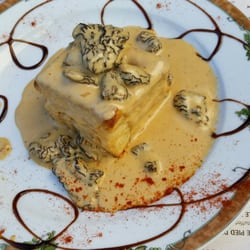 A La Fontaine - Excellentes morilles à la crème