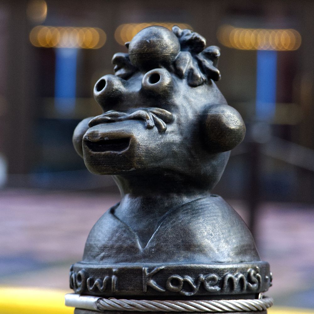 Oregon Symphony - "folly bollard" sculptures outside - Performing Arts Near Me - Portland, Oregon