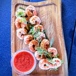Longboards Oceanfront Grille - Citrus Poached Jumbo Shrimp