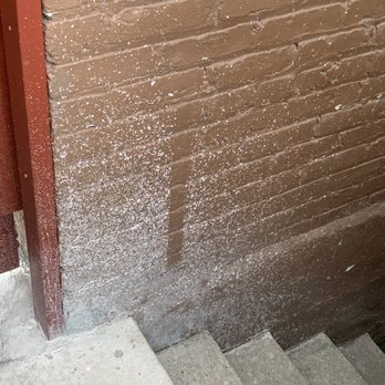 Porch Builders - Cement debris on bricks, basement entrance - General Contractors Near Me - Chicago, Illinois