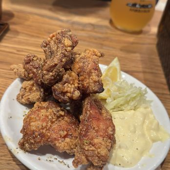 Ramen Nagi - Karaage chicken is served with a delicious, tangy egg mayo. It has egg bits in it, making it even better! - Ramen Near Me - Arcadia, California Ramen Nagi - Karaage chicken is served with a delicious, tangy egg mayo. It has egg bits in it, making it even better! - Ramen Near Me - Arcadia, California