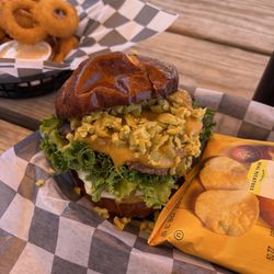 Flavor Grill Express - Olive burger!! So good