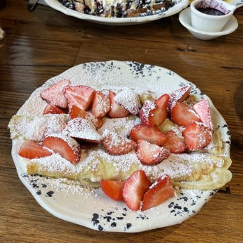 The Birch Door Cafe - Swedish pancakes with strawberries - Breakfast & Brunch Near Me - Bellingham, Washington The Birch Door Cafe - Swedish pancakes with strawberries - Breakfast & Brunch Near Me - Bellingham, Washington