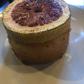 Royal Stag - olive oil and citrus cake (citrus on top is a slice of cara cara orange) - Desserts Near Me - Fossil, Oregon