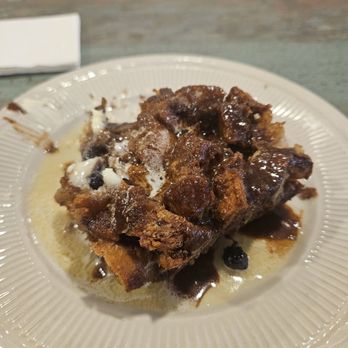 Mystic Biscuit - Blueberry bread pudding. - Burgers Near Me - South Fork, Colorado