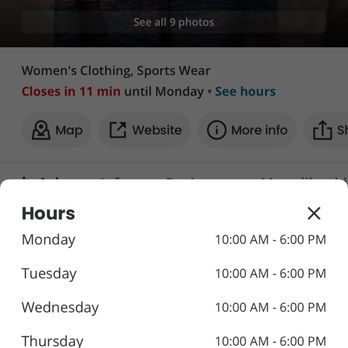 Yoga Democracy - The incorrect hours posted (it says 6pm on maps & yelp but in person it says 5pm) - Women's Clothing Near Me - Indianapolis, Indiana Yoga Democracy - The incorrect hours posted (it says 6pm on maps & yelp but in person it says 5pm) - Women's Clothing Near Me - Indianapolis, Indiana