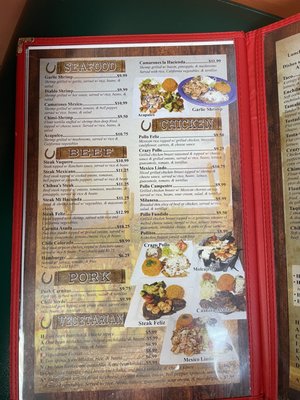 Menu photo 1 La Hacienda Joplin, MO