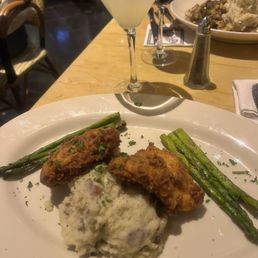 Truffle-Honey Chicken and lemon drop