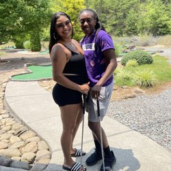 Cohutta Cove Mini Golf & Gem Mining - Great time with these two!