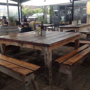 Cassels & Sons - Outdoor seating area on a rainy day - Hookah Bars Near Me - Christchurch, CAN