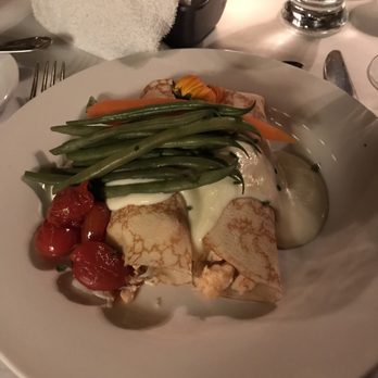 Paris Room - "Seafood" crepes with béchamel sauce - Bars Near Me - Chagrin Falls, Ohio