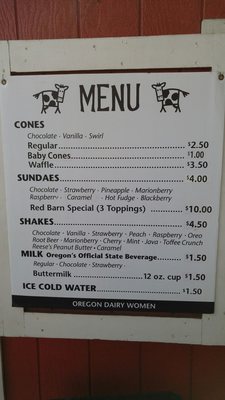 Oregon Dairy Women -Red Barn by null