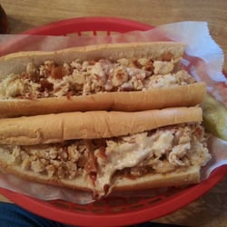 Mac's Philly Steaks - Chicken cheese steak with bacon at Mac's. Yum!