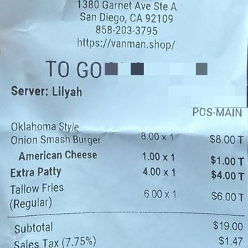 Vanman’s - Burgers Near Me - San Diego, California Vanman’s - Burgers Near Me - San Diego, California