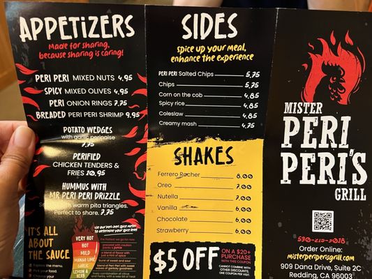 Menu photo 7 Mister Peri Peri’s Grill Redding, CA Menu photo 7 Mister Peri Peri’s Grill Redding, CA