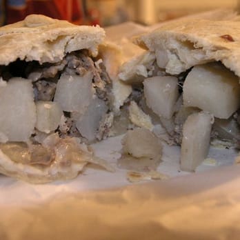 Rocky's Pasties - A peek inside of a Beef Pasty. - British Near Me - Wharton, New Jersey Rocky's Pasties - A peek inside of a Beef Pasty. - British Near Me - Wharton, New Jersey