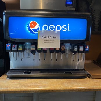 Kopje Lodge - a pepsi machine on a counter - American Near Me - Fresno, California