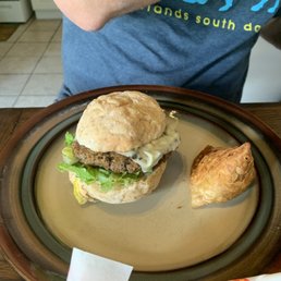 Cajun Black Bean Burger Combo