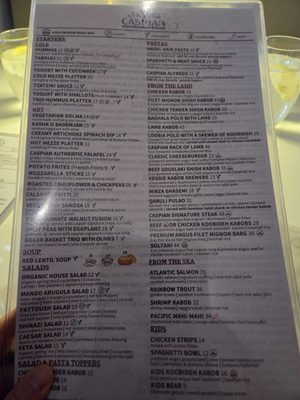 Menu photo 3 Caspian Mediterranean Kitchen Foothill Ranch, CA
