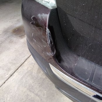 Caliber Collision - Before picture of some damage from accident - Body Shops Near Me - San Antonio, Texas