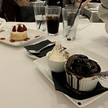 Mi Piace - Chocolate Soup and Strawberry Cheesecake - Italian Near Me - Pasadena, California Mi Piace - Chocolate Soup and Strawberry Cheesecake - Italian Near Me - Pasadena, California