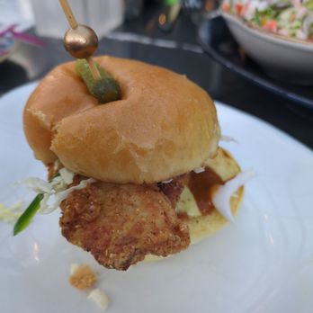 Off The Hook - Fried Chicken sliders...  Great for Happy Hour $6 - Seafood Near Me - Los Alamitos, California