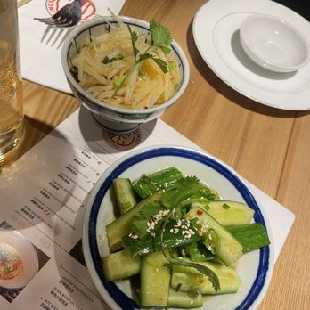 Tiger Dumplings - A03. Organic Cucumber Salad & A06. Garlic Pepper Shredded Potato - Noodles Near Me - Arlington, Virginia Tiger Dumplings - A03. Organic Cucumber Salad & A06. Garlic Pepper Shredded Potato - Noodles Near Me - Arlington, Virginia